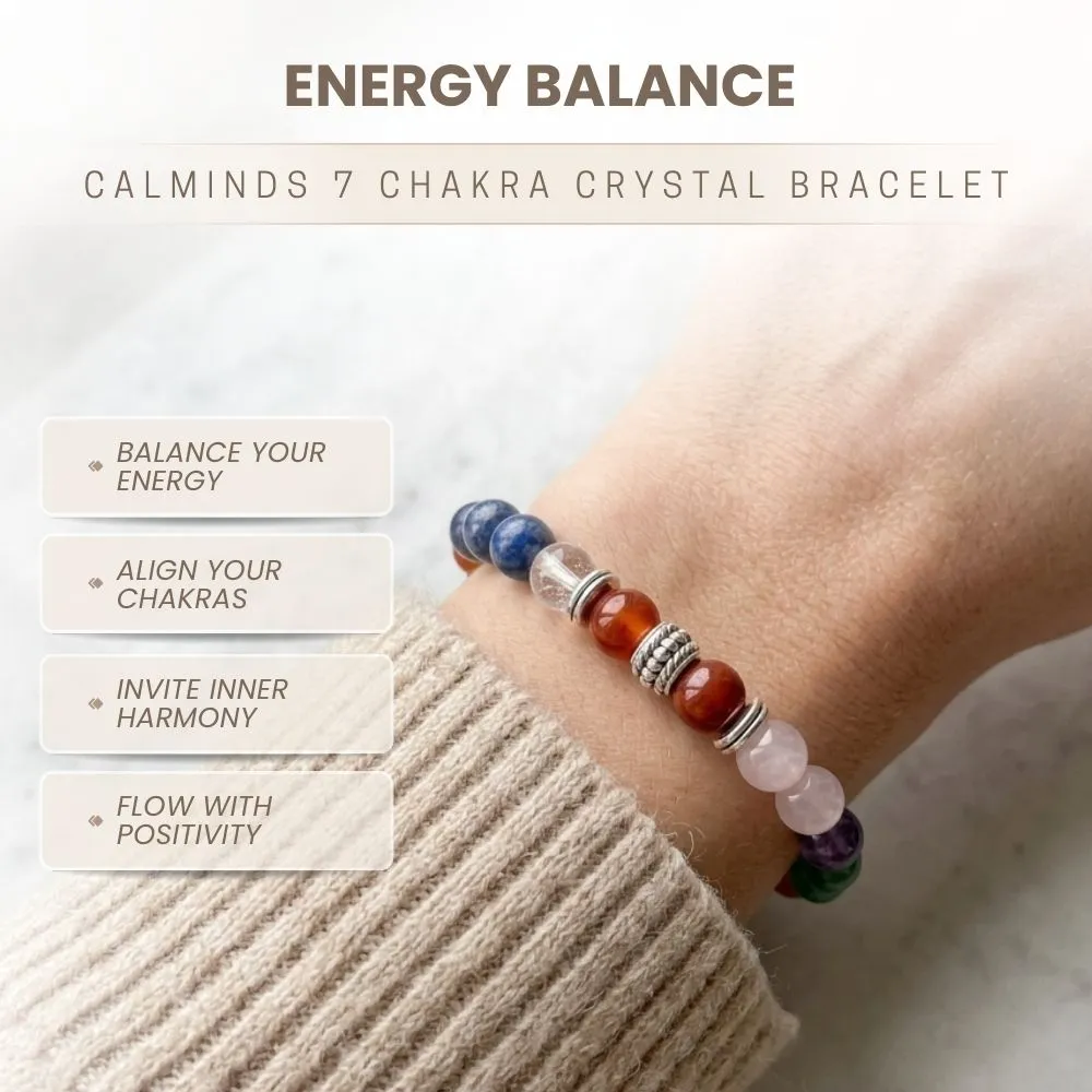 Reiki-infused 7 Chakra Healing Bracelet - Image 3