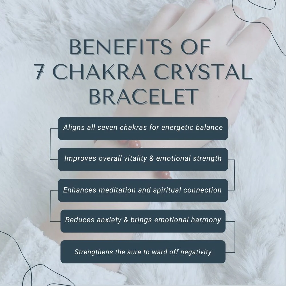 7 Chakra Gemstone Bracelet - Image 3