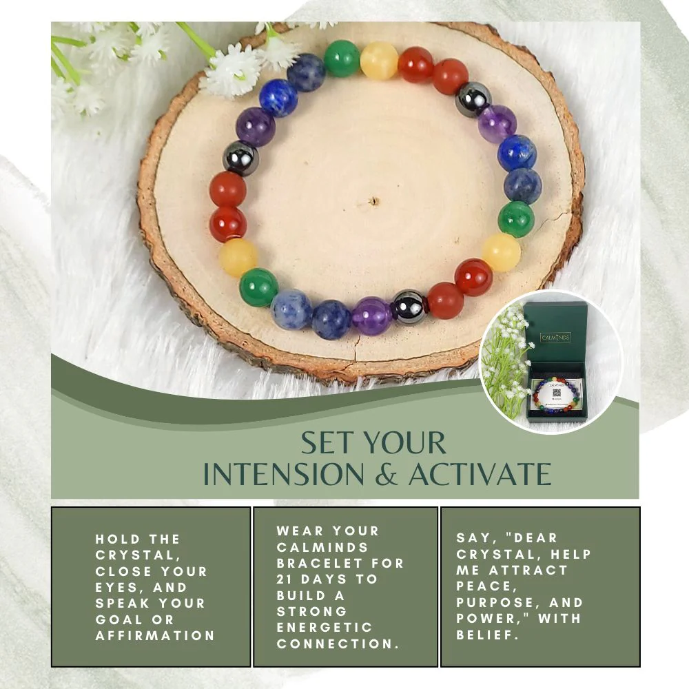 7 Chakra Gemstone Bracelet - Image 4
