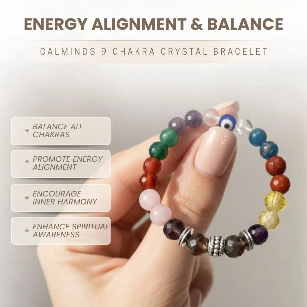 9 Chakra Crystal Bracelet - Image 3
