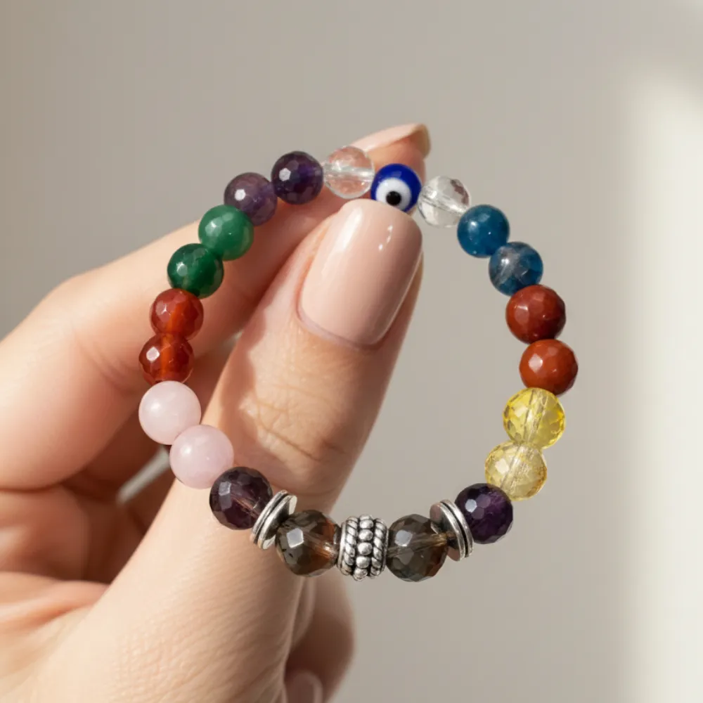 9 Chakra Crystal Bracelet - Image 4