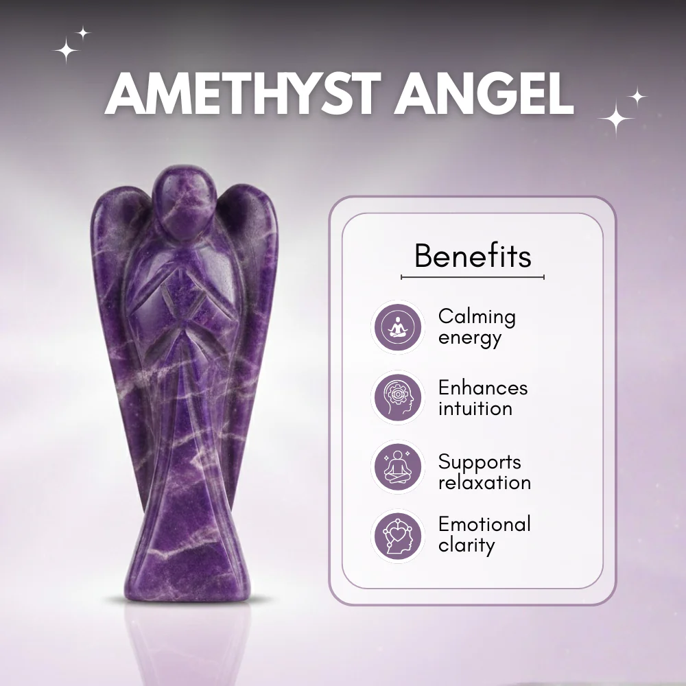 Amethyst Angel Figurine - Image 3