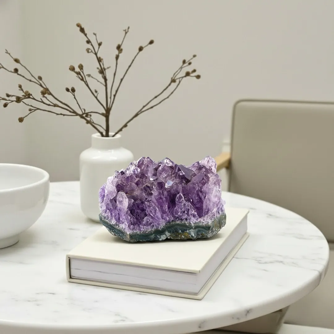 Natural Amethyst Crystal Cluster | Peace & Energy Cleansing - Image 3