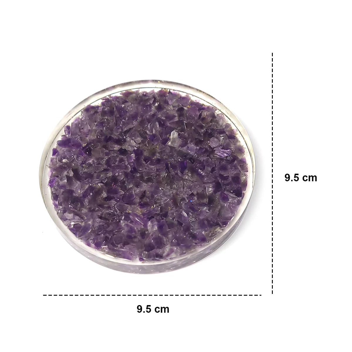 Amethyst Crystal Coaster (set of 2) - Image 3