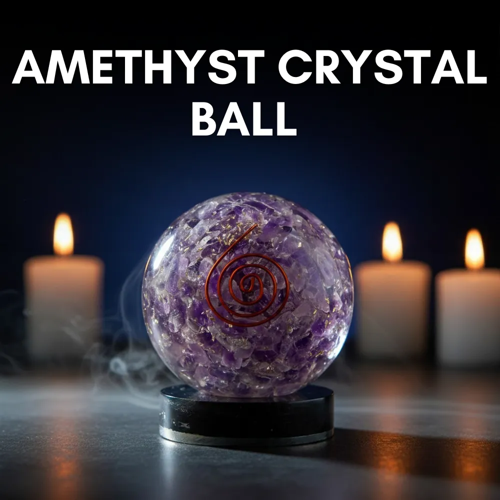 Amethyst Orgone Ball - Image 3