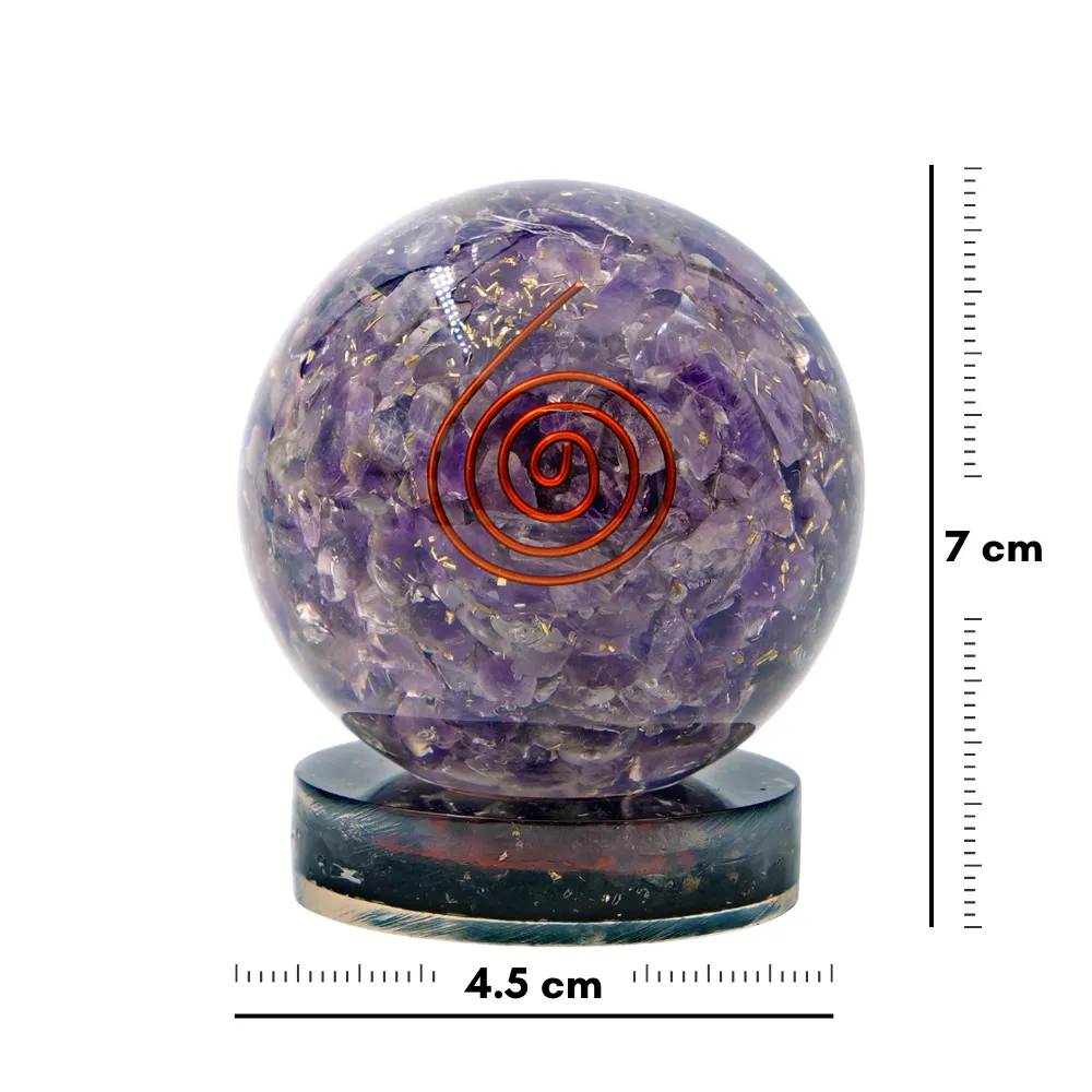 Amethyst Orgone Ball - Image 4