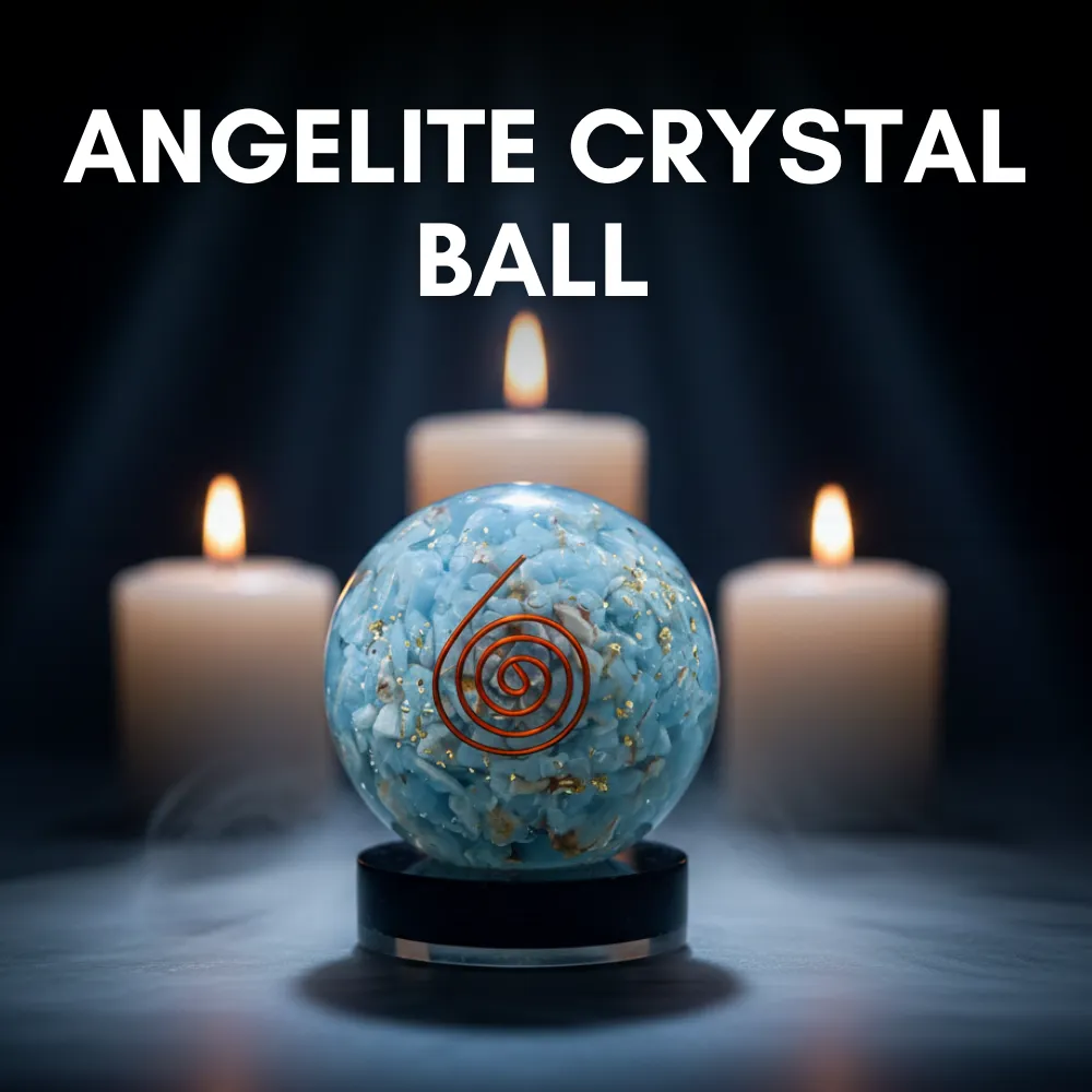 Angelite Orgone Ball - Image 3