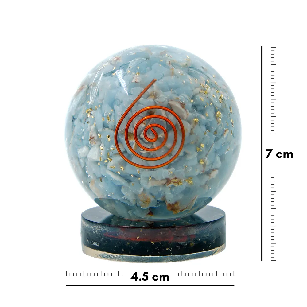 Angelite Orgone Ball - Image 4