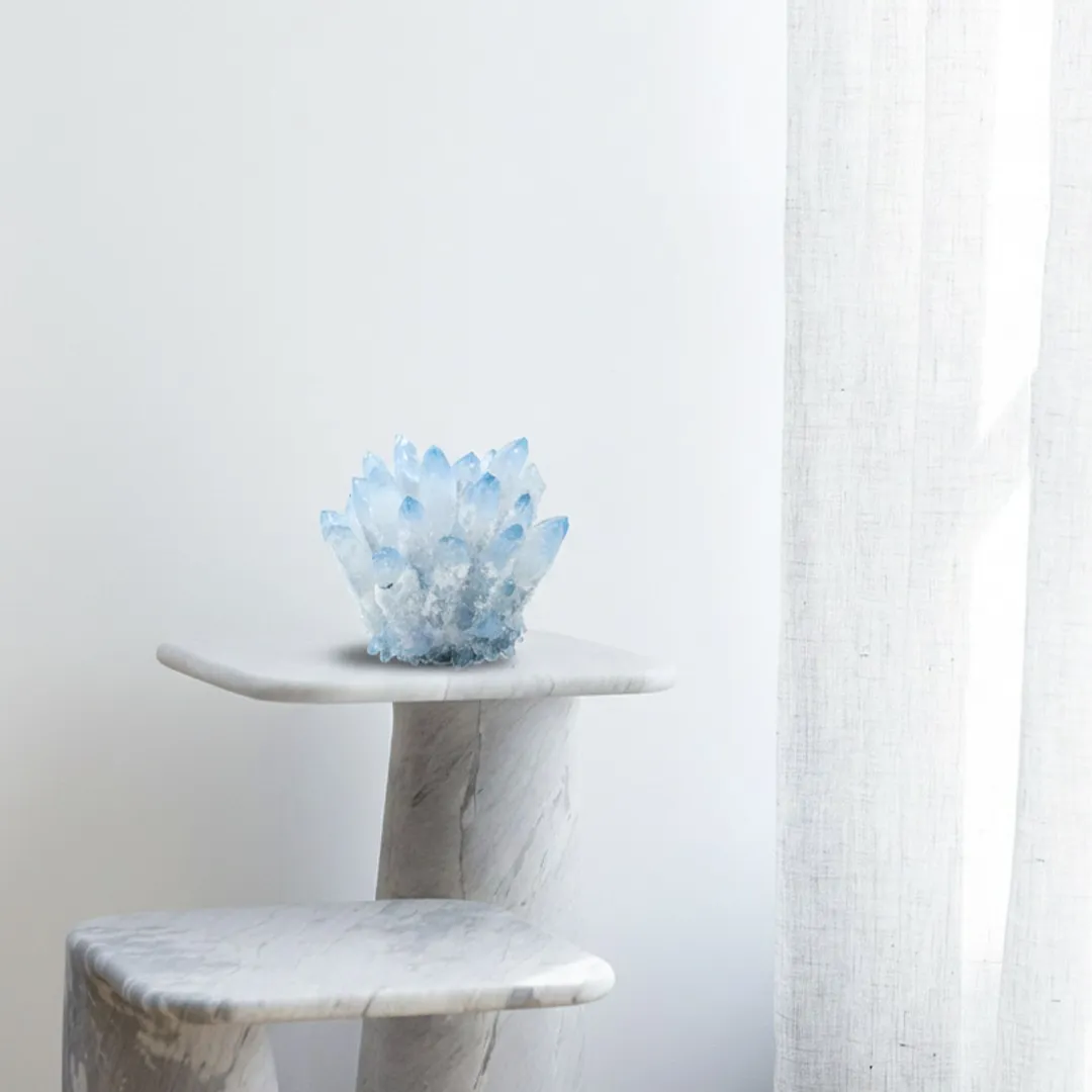 Natural Blue Crystal Cluster | Calm Energy, Clarity & Space Cleansing - Image 3