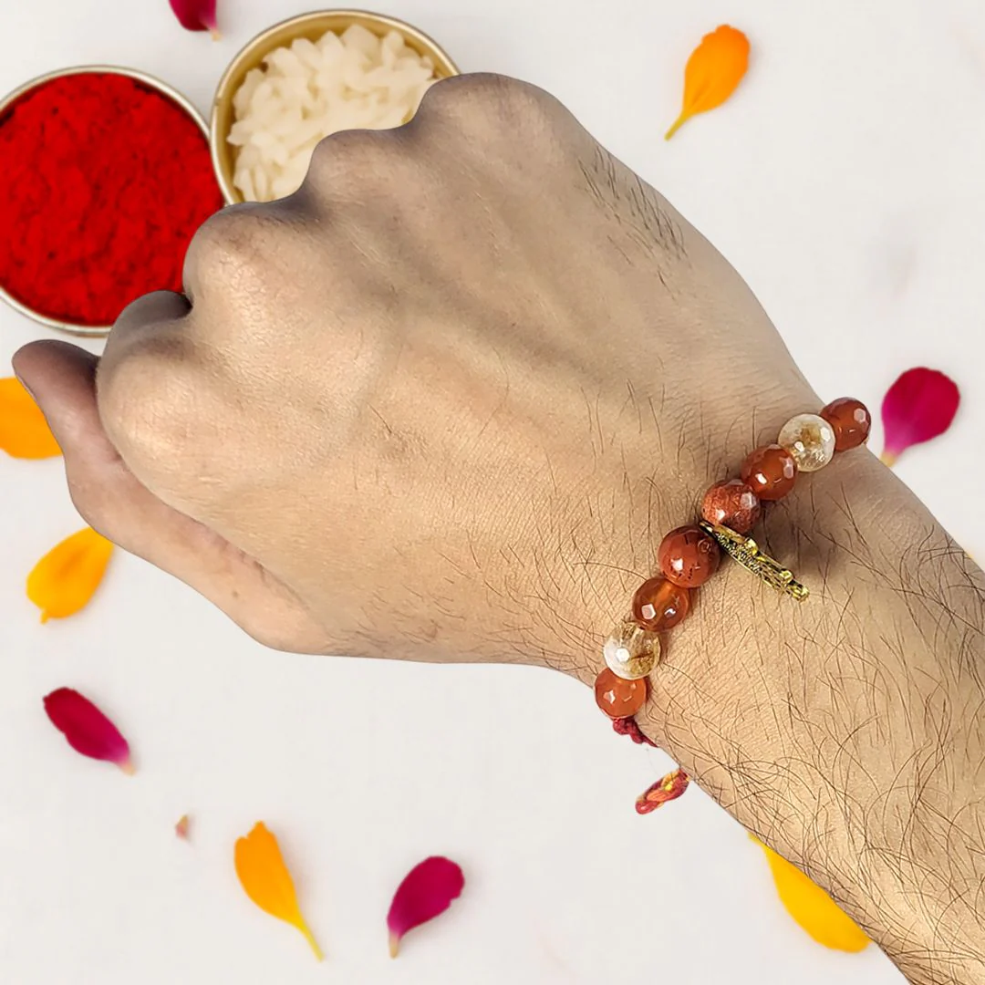 Golden Fortune Rakhi – Abundance & Success - Image 3