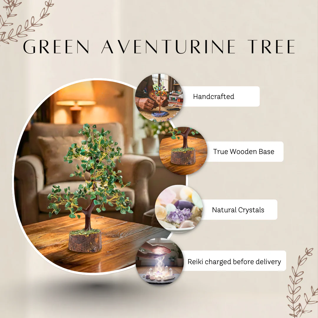 Green Aventurine Crystal Tree - Image 5