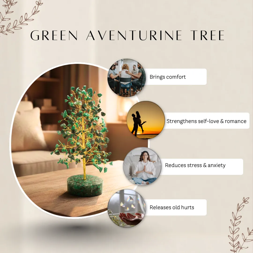 Green Aventurine Crystal Tree - Image 6