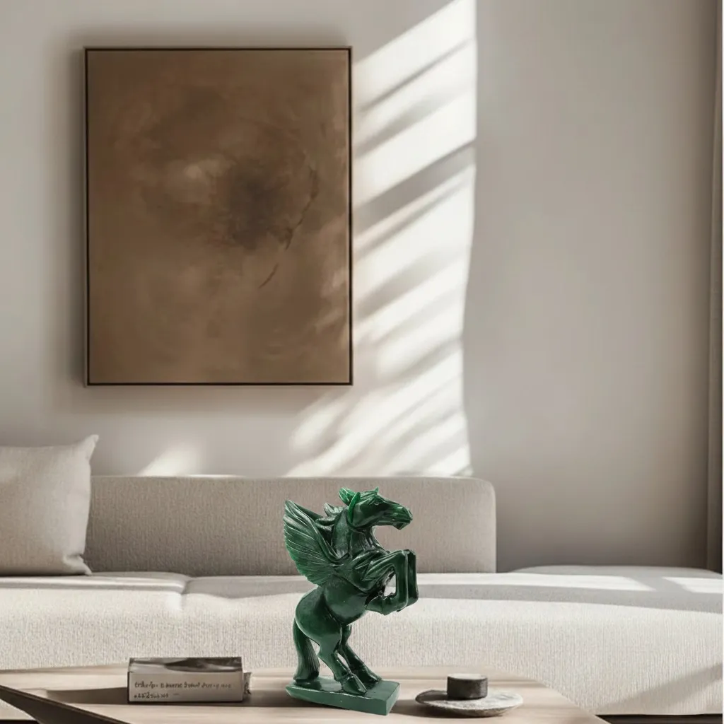 Certified Green Jade Victory Horse Statue | Power, Progress & Success - Image 4