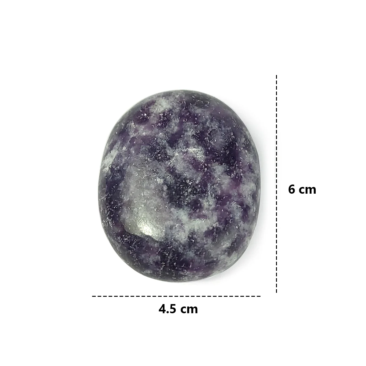 Lepidolite Palm Stone - Image 3