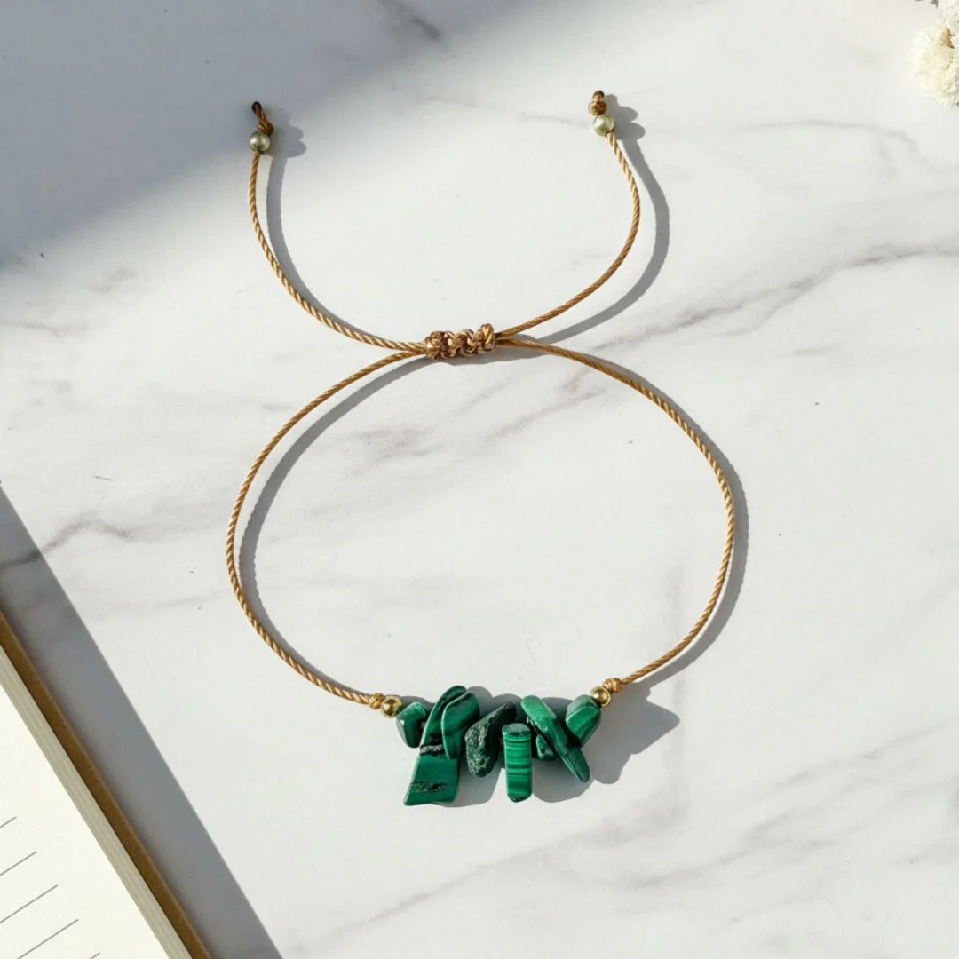 Malachite Thread Bracelet