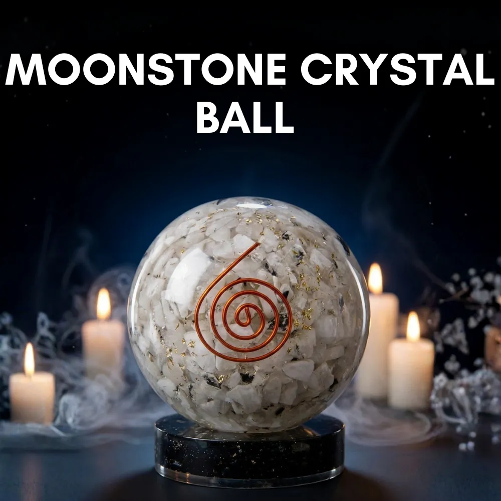 Moonstone Orgone Ball - Image 3