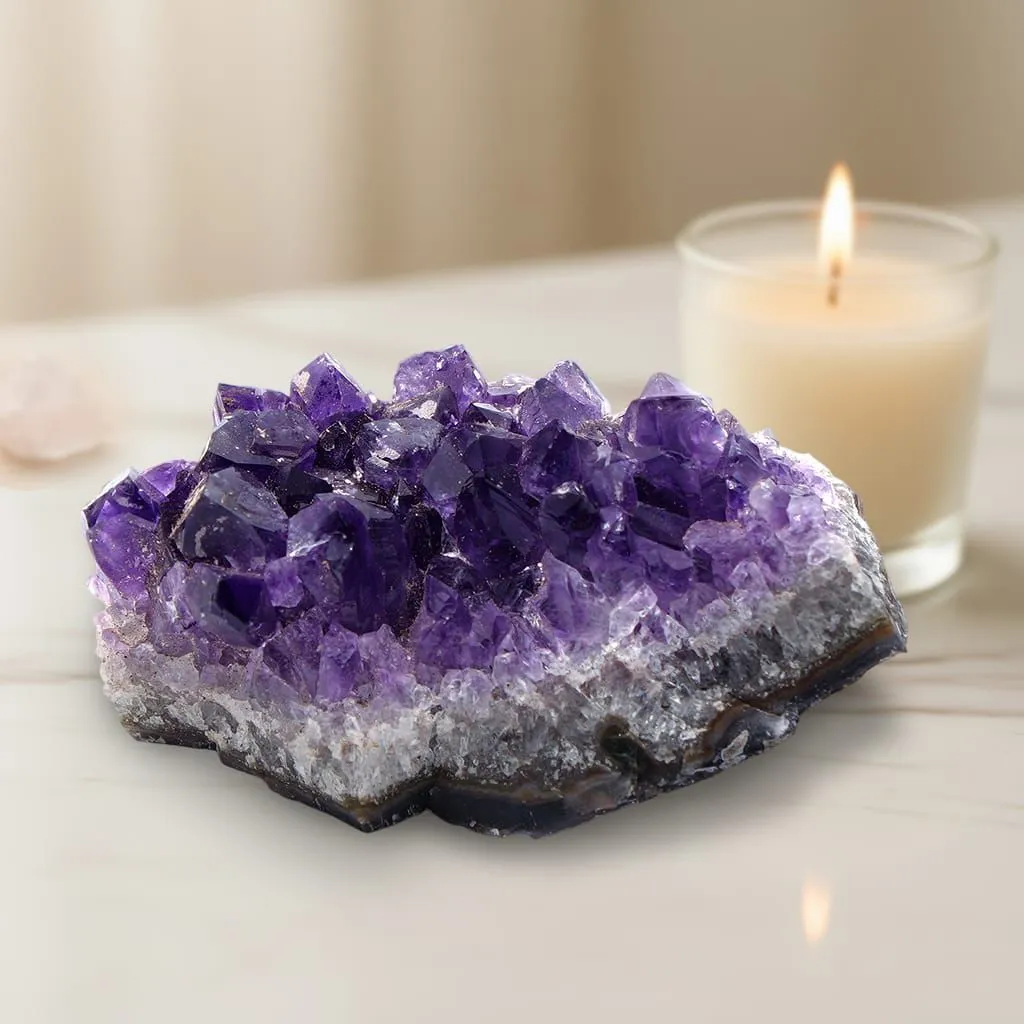 Natural Amethyst Cluster Stone