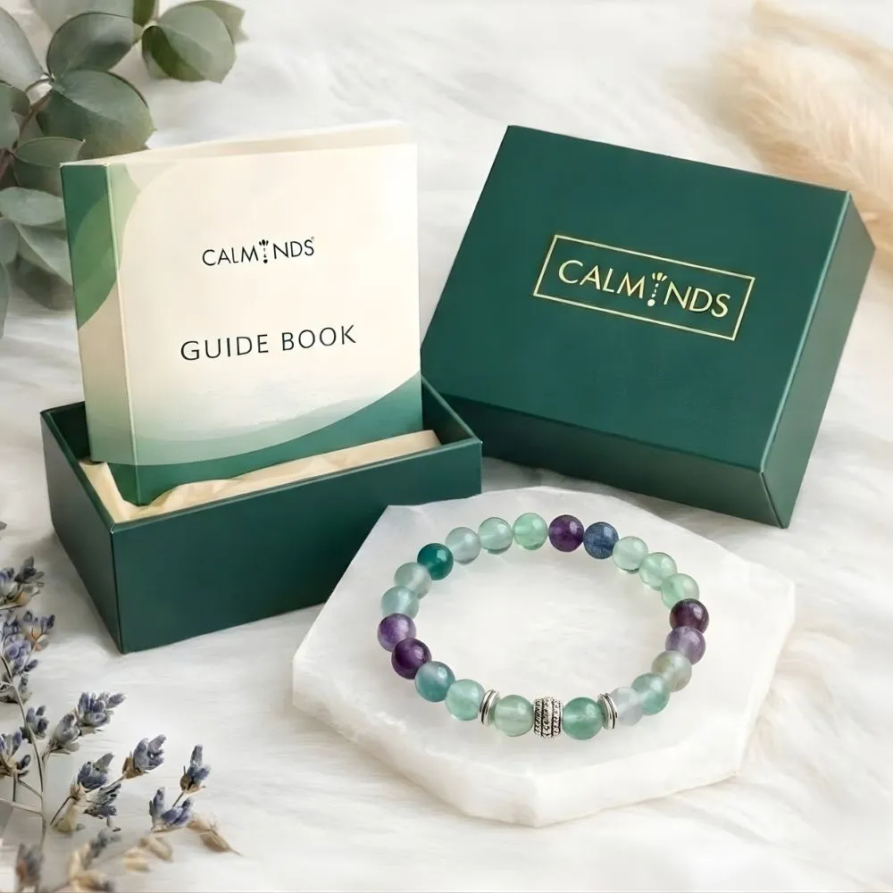 Fluorite Healing Bracelet For Concentration - (8mm) - Image 2