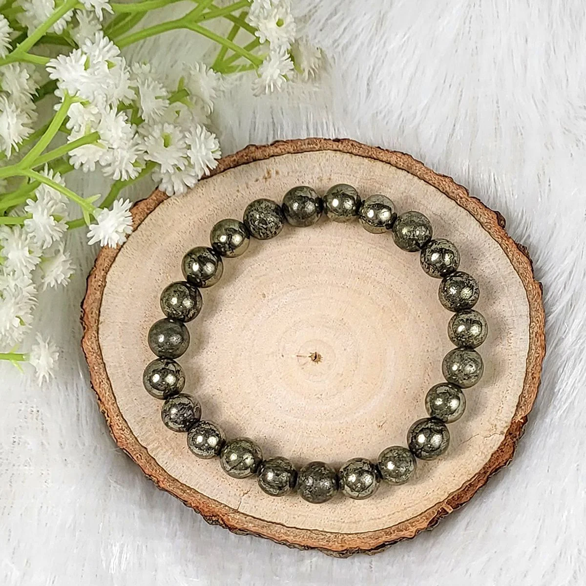 Money Magnet Pyrite Bracelet for Wealth & Career Growth