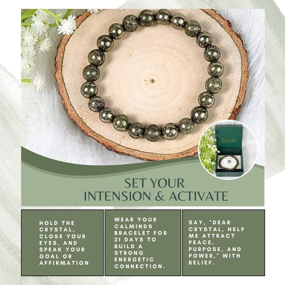 Money Magnet Pyrite Bracelet for Wealth & Career Growth - Image 4