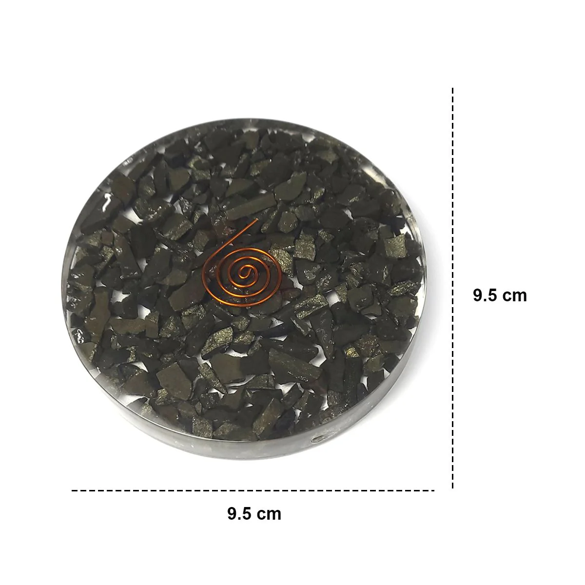 Pyrite Orgonite Coaster (set of 2) - Image 3