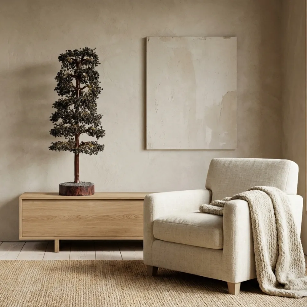 Pyrite Wealth Tree 3 FT (5000 Beads) | Certified Luxury Crystal - Image 3