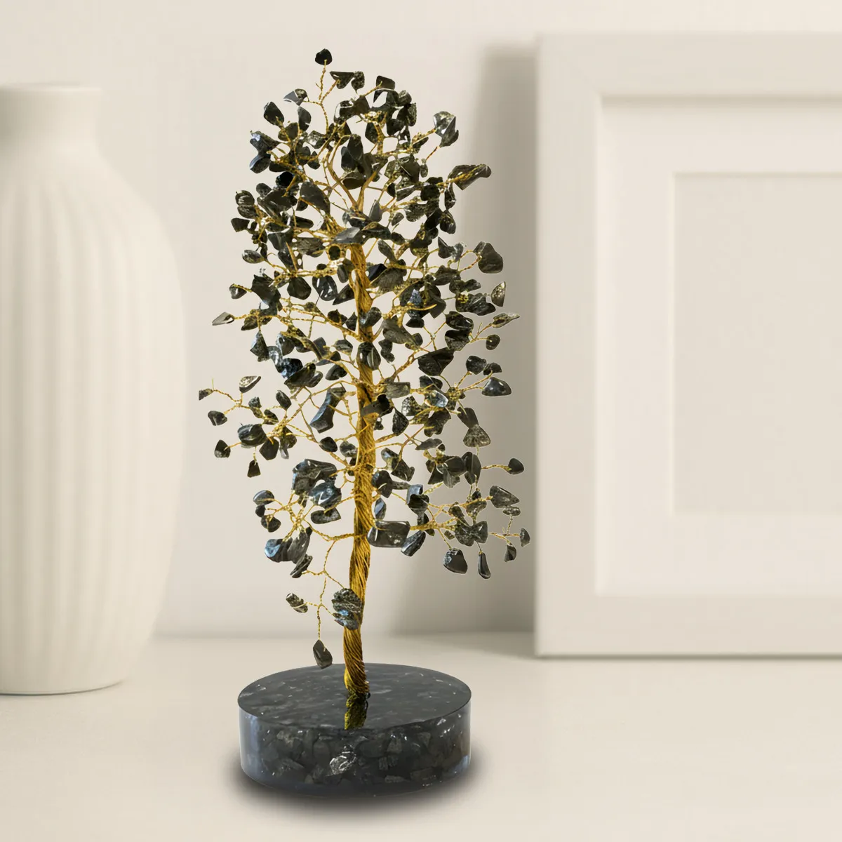 Pyrite Orgonite Tree for Wealth, Growth & Positive Energy