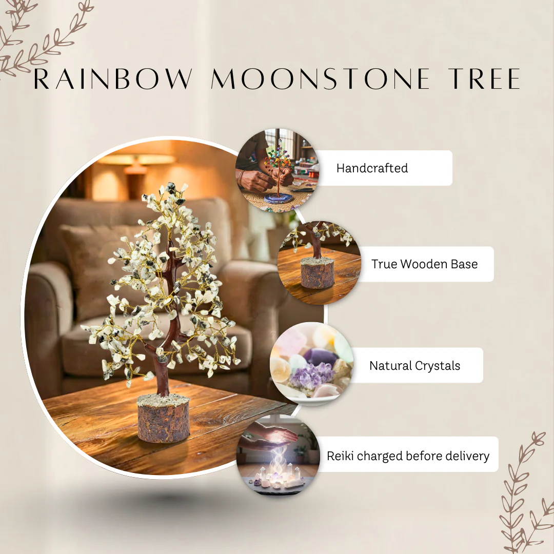 Rainbow Moonstone Crystal Tree - Image 5