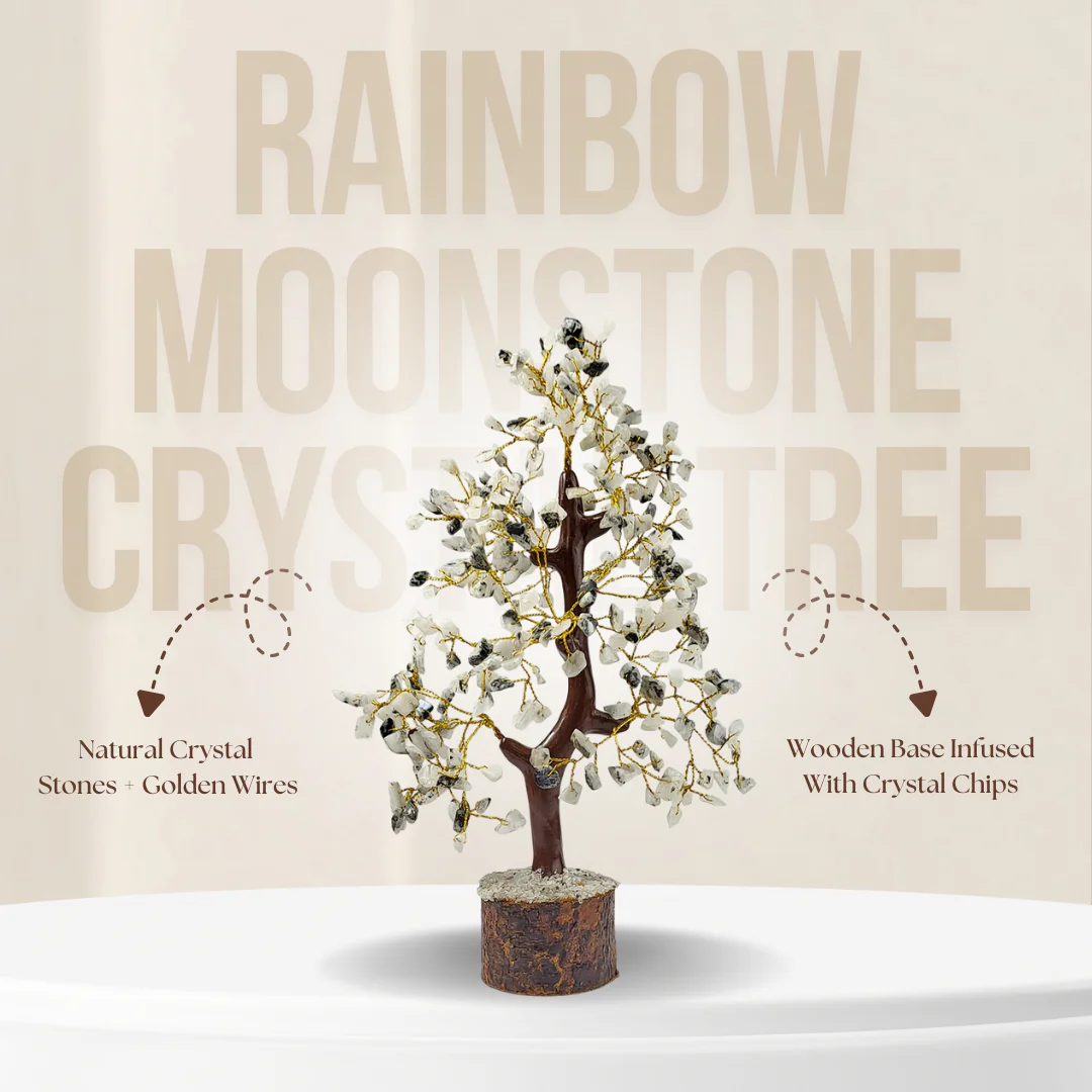 Rainbow Moonstone Crystal Tree - Image 6