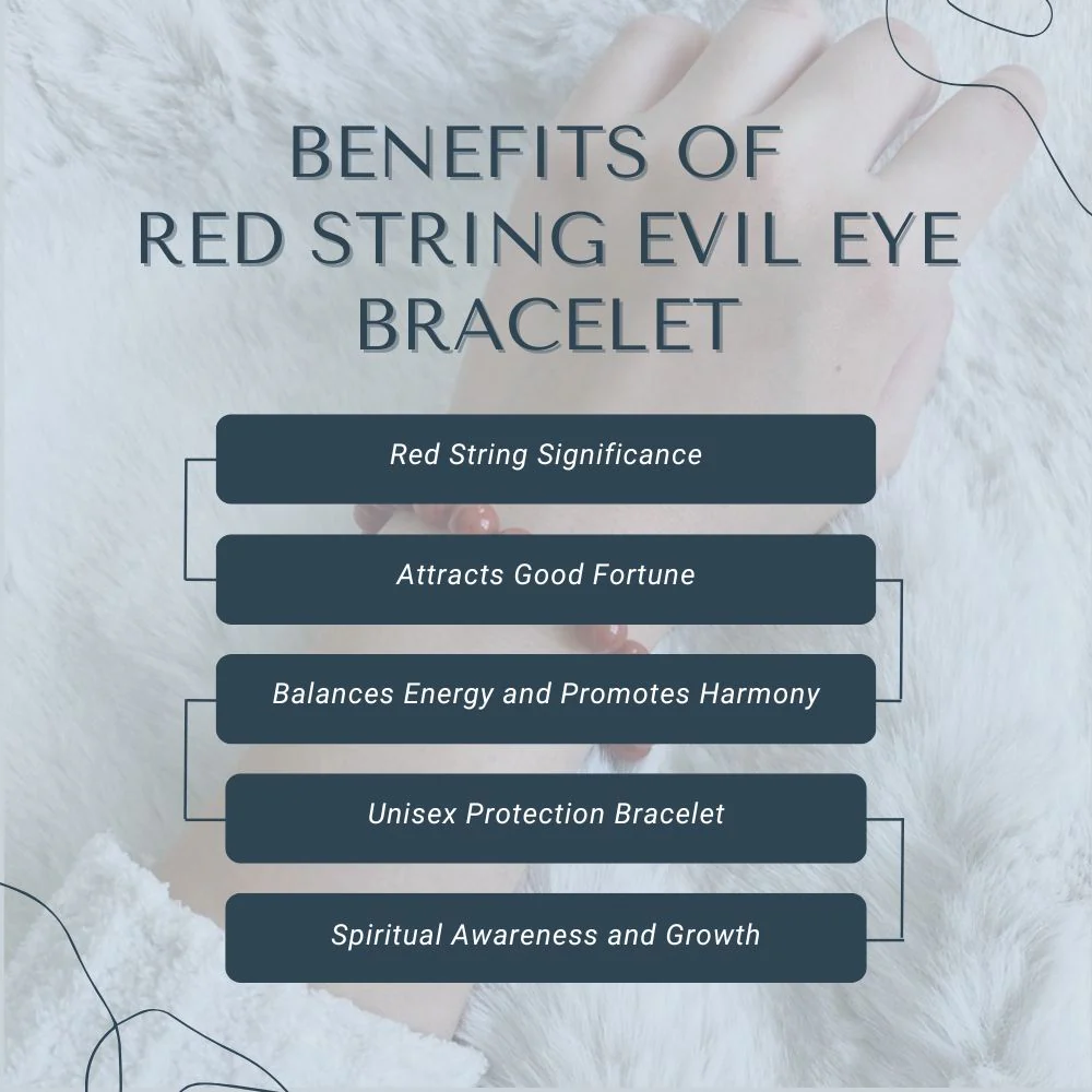 Red String Evil Eye Bracelet - Image 3