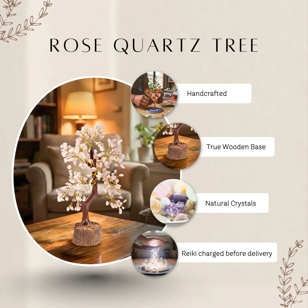 Rose Quartz Crystal Tree - Image 5