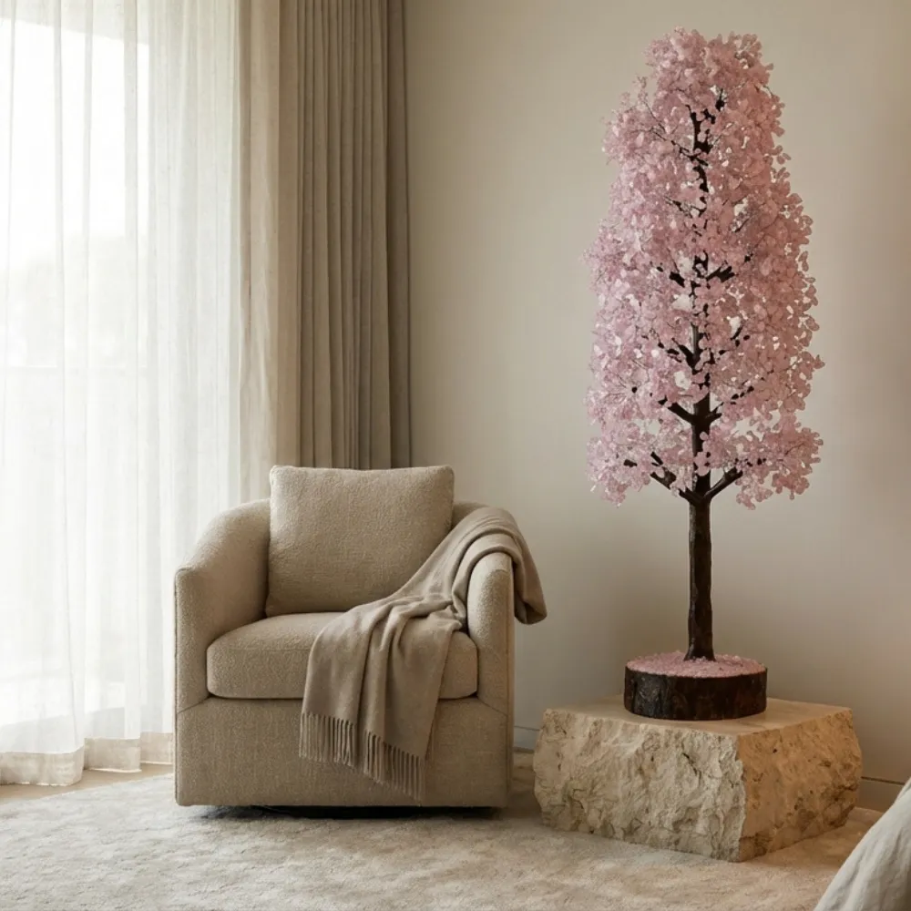Rose Quartz Energy Tree (3 FT) | Love & Emotional Healing - Image 2