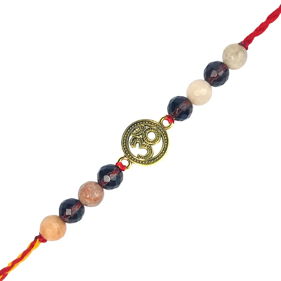 Sacred Glow Rakhi  – Positivity, Protection & Divine Connection - Image 4
