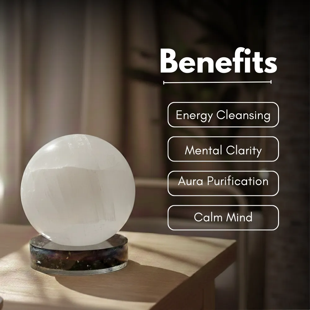 Selenite Crystal Ball - Image 5