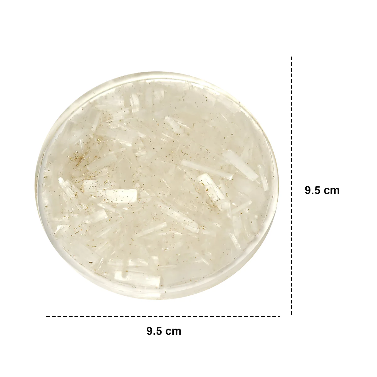 Selenite Crystal Coaster (set of 2) - Image 3