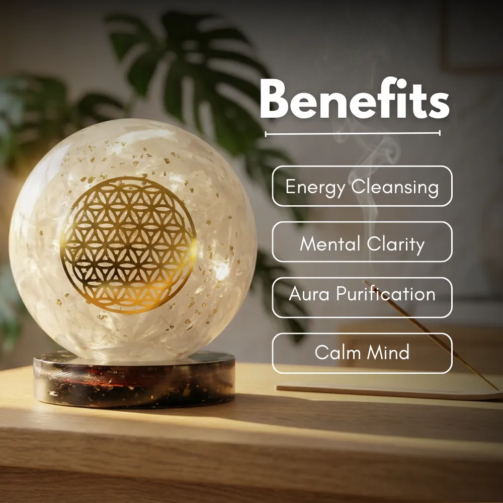 Selenite Orgone Ball - Image 5