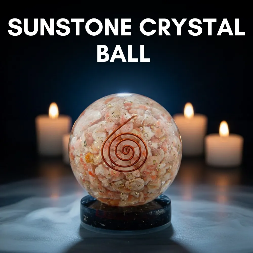 Sunstone Orgone Ball - Image 3