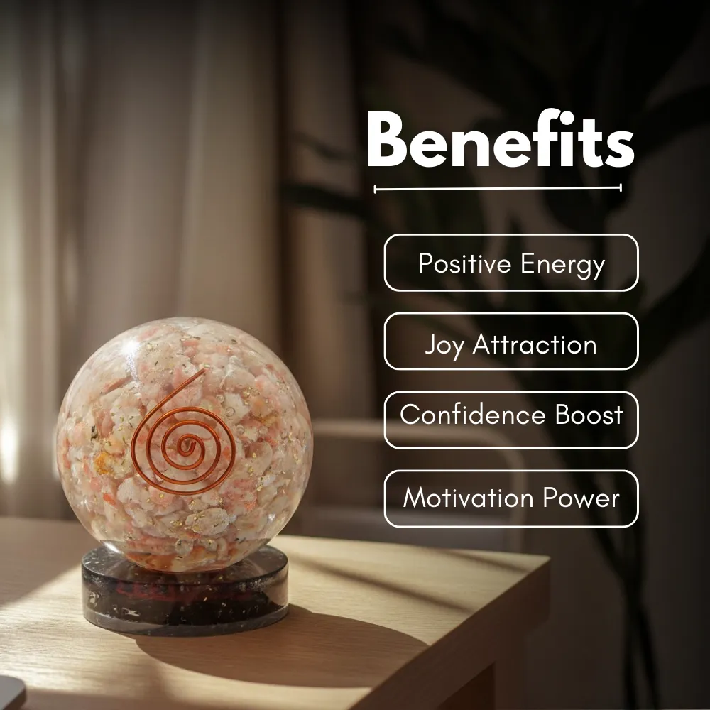 Sunstone Orgone Ball - Image 5