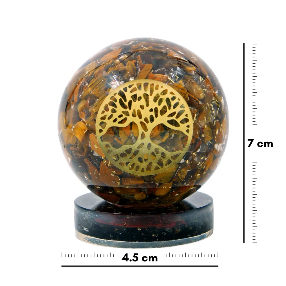 Tiger Eye Orgone Ball - Image 4