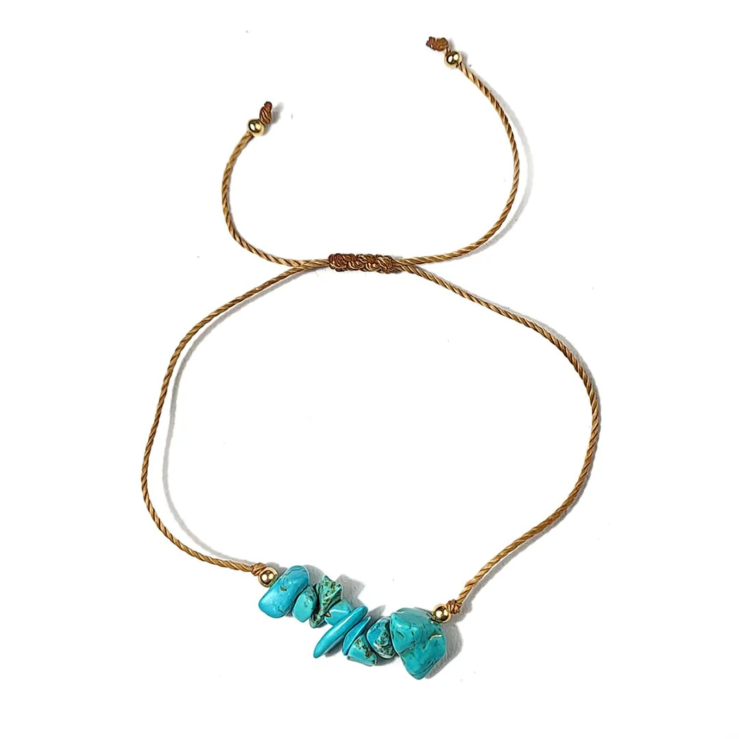 Turquoise Thread Bracelet - Image 2