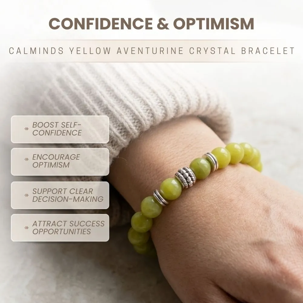 Yellow Aventurine Bracelet For Personal Power - (8mm) - Image 3