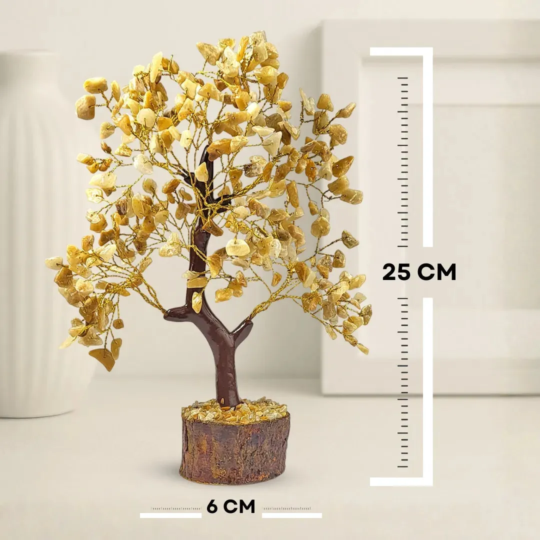 Natural Yellow Jasper Gemstone Tree - Image 3
