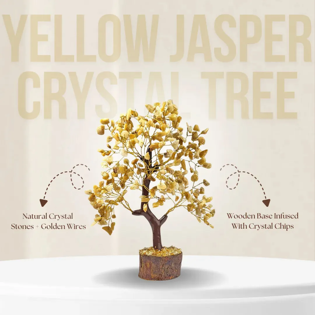Natural Yellow Jasper Gemstone Tree - Image 5
